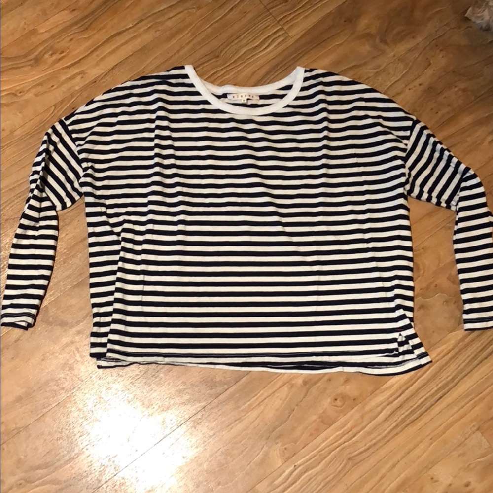 Boxy striped Xirena shirt